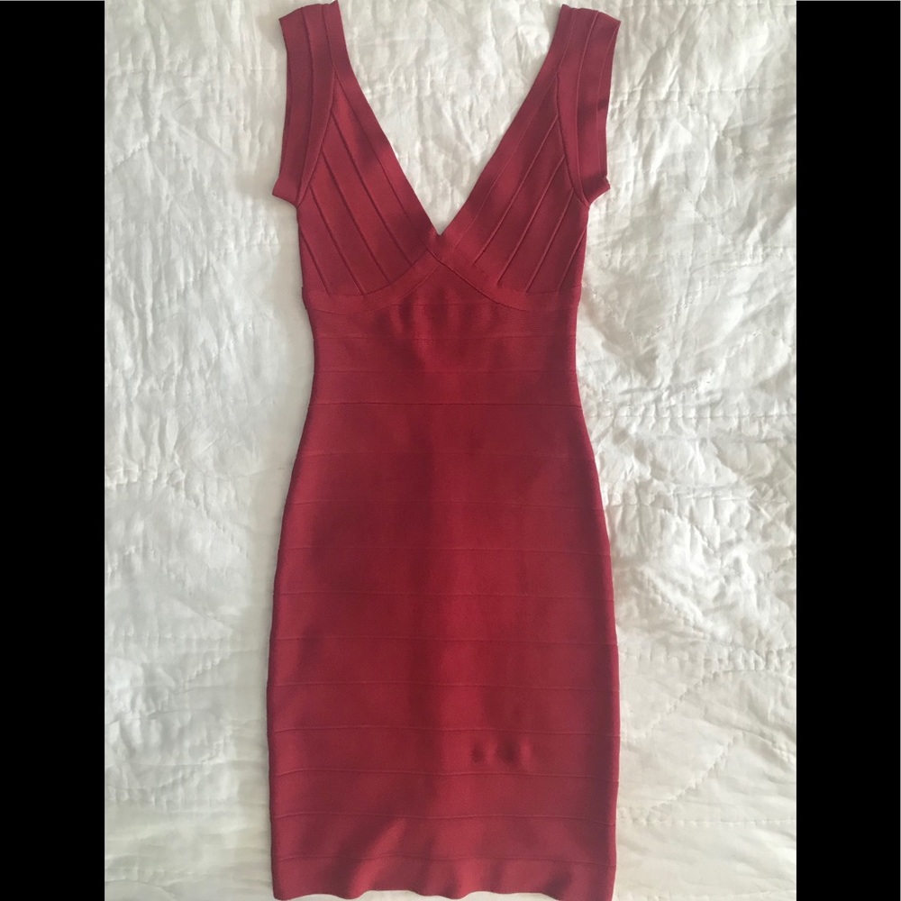 HERVE LEGER VINTAGE bandage dress.